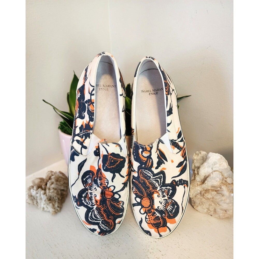 Isabel Marant Etoile Canvas Slip-on Boat Shoes - Woman's size - 40/US 9.0 to 9.5